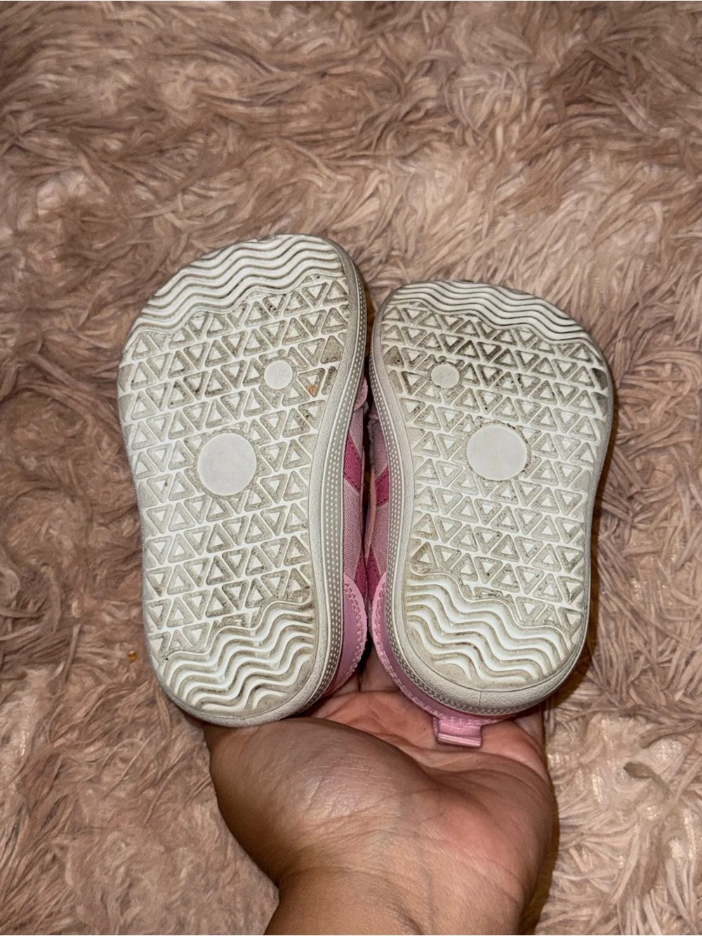 Pink STQ Kids toddler sneakers size 5